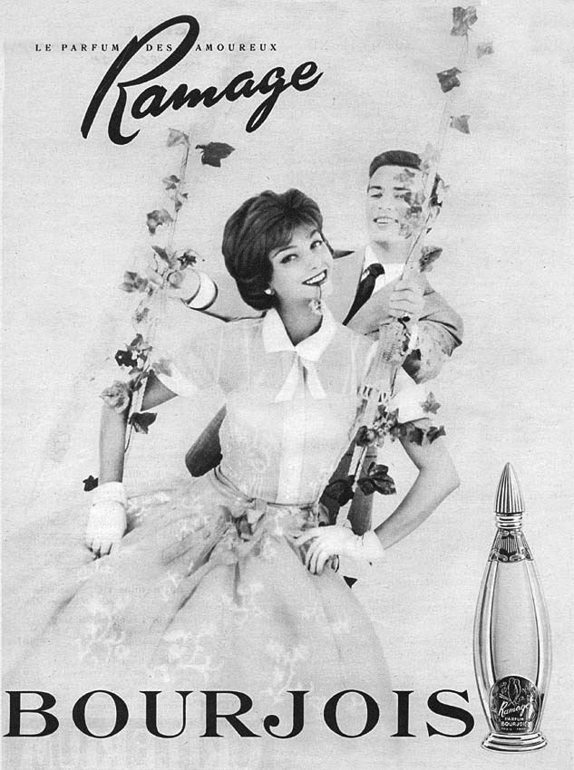 Advert Bourjois 1958