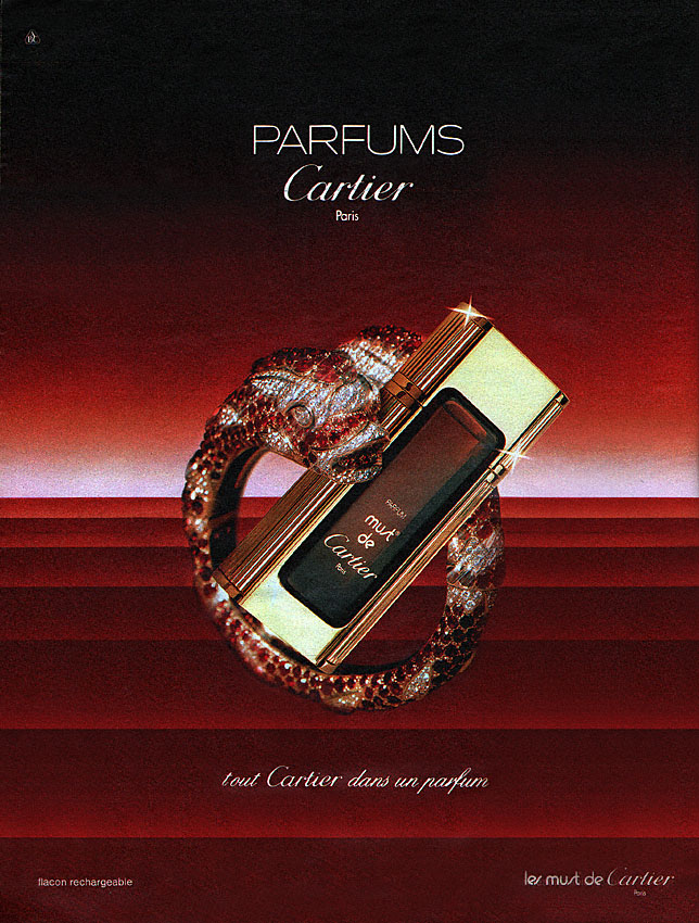 Advert Cartier 1985
