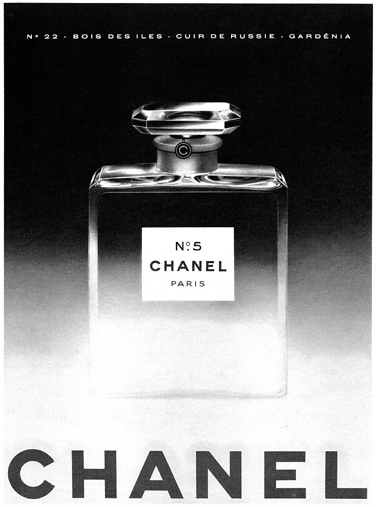Advert Chanel 1958