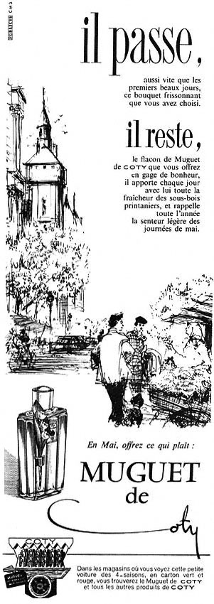 Advert Coty 1955