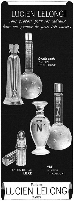 Advert Lucien Lelong 1952