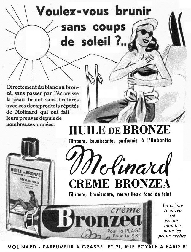 Advert Molinard 1954