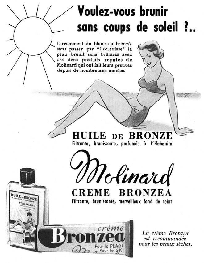 Advert Molinard 1954