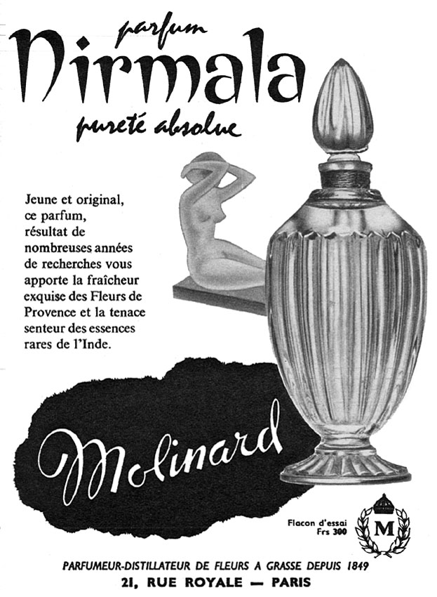 Advert Molinard 1956