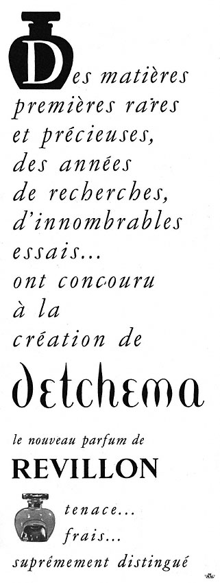 Advert Revillon 1954