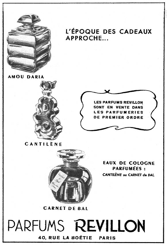 Advert Revillon 1950