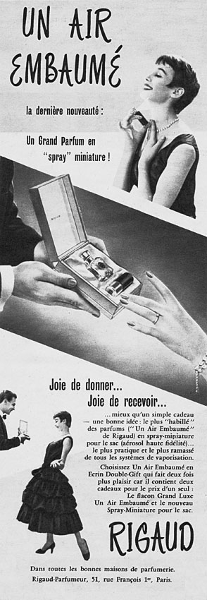 Advert Rigaud 1955