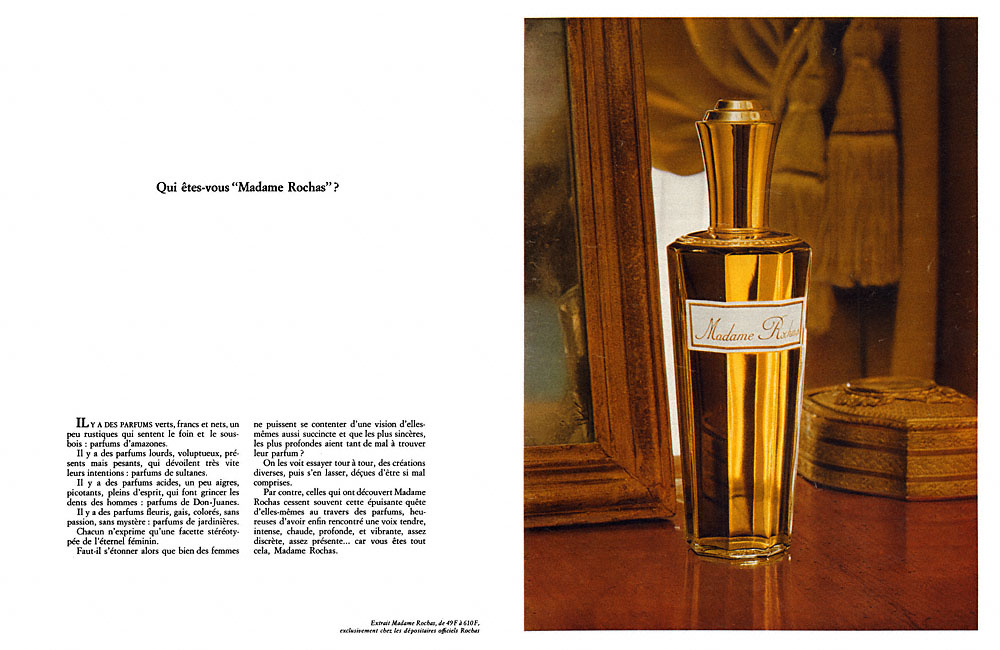 Advert Rochas 1968