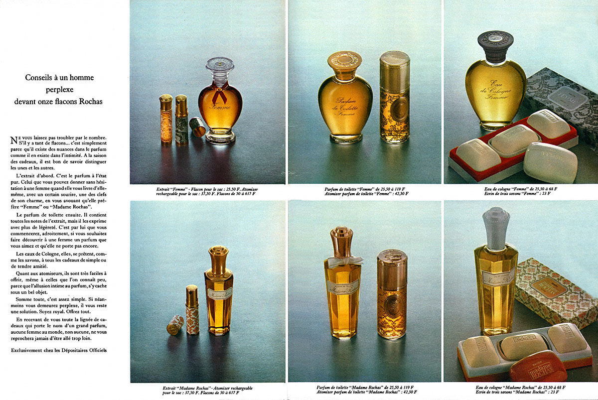 Advert Rochas 1969
