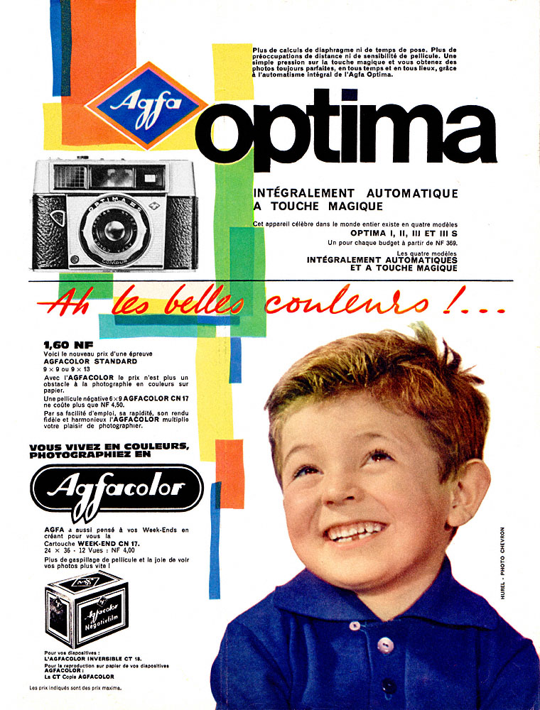 Advert Agfa 1961