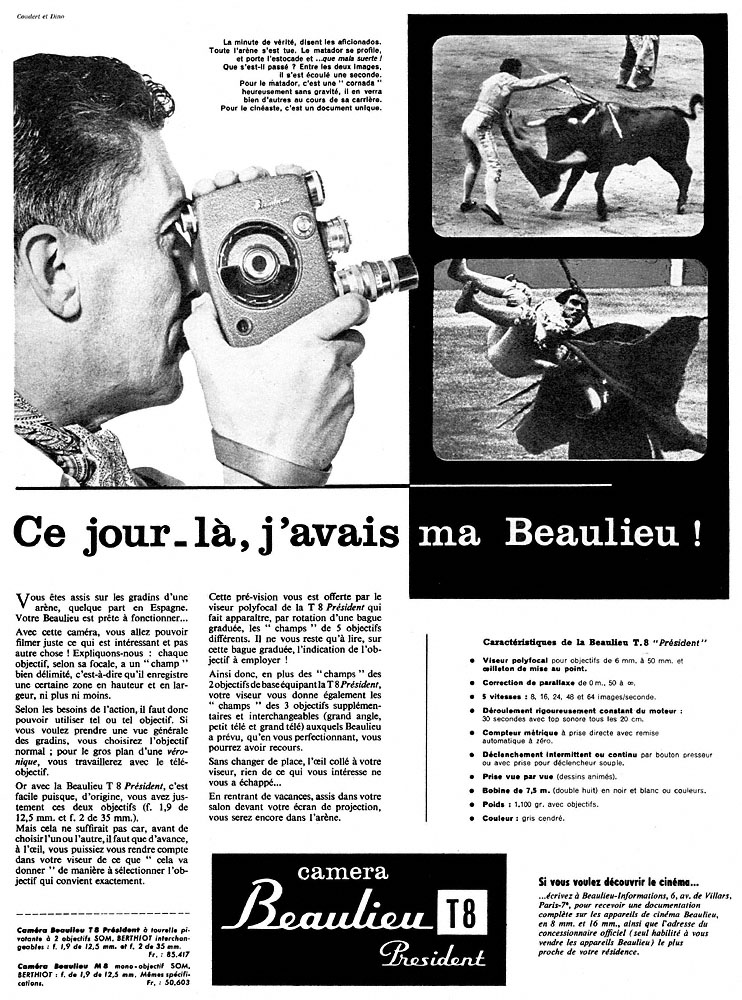 Advert Beaulieu 1958