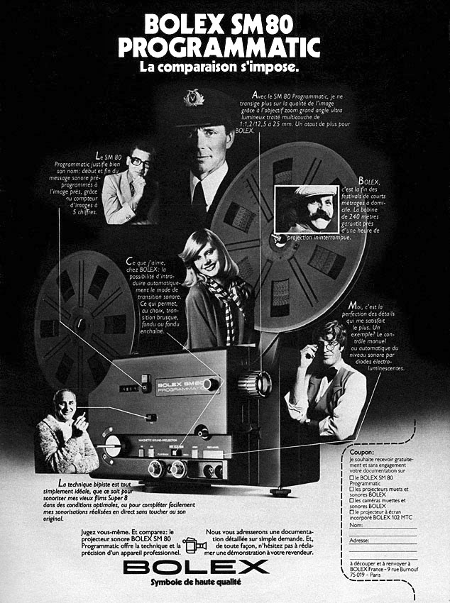 Advert Bolex 1977