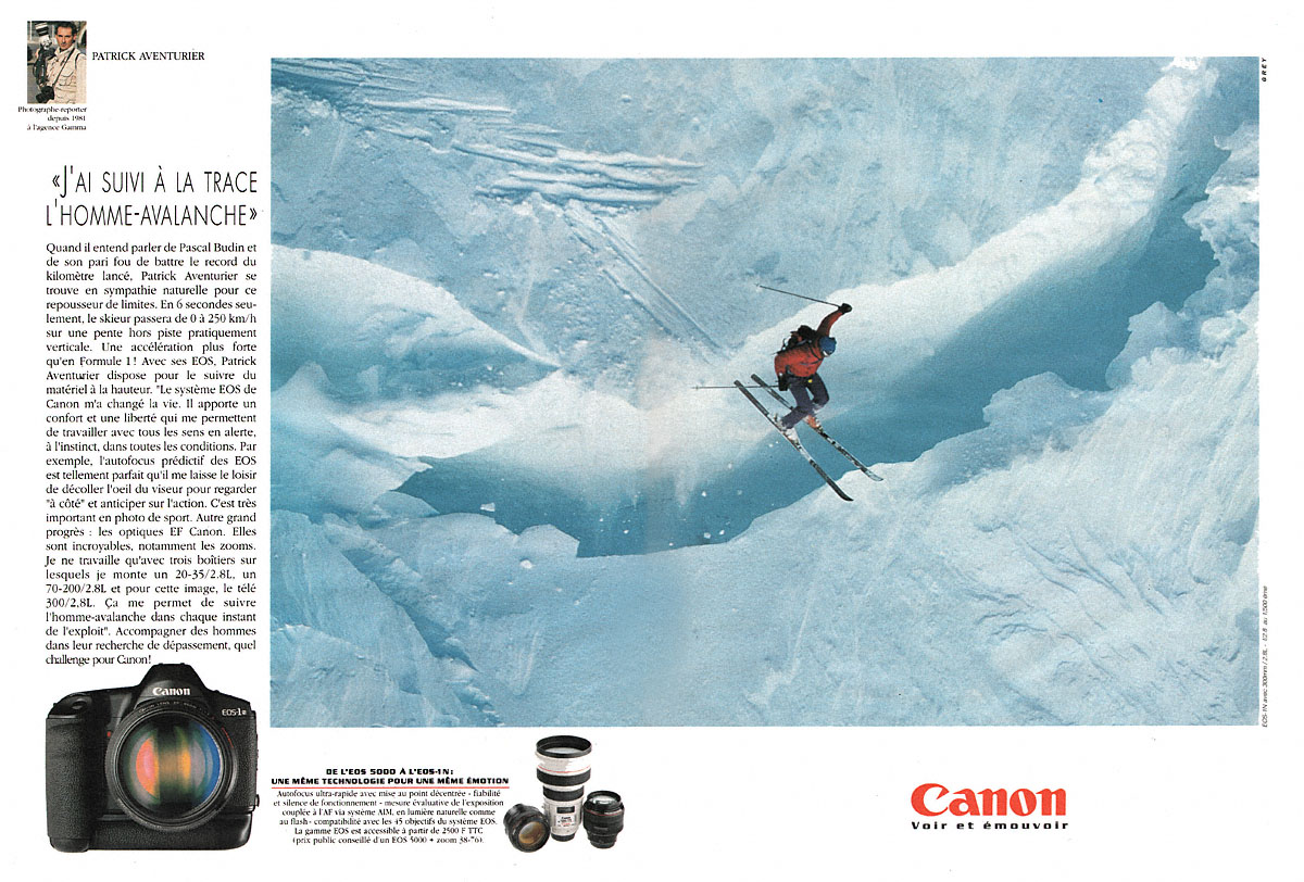 Advert Canon 1995