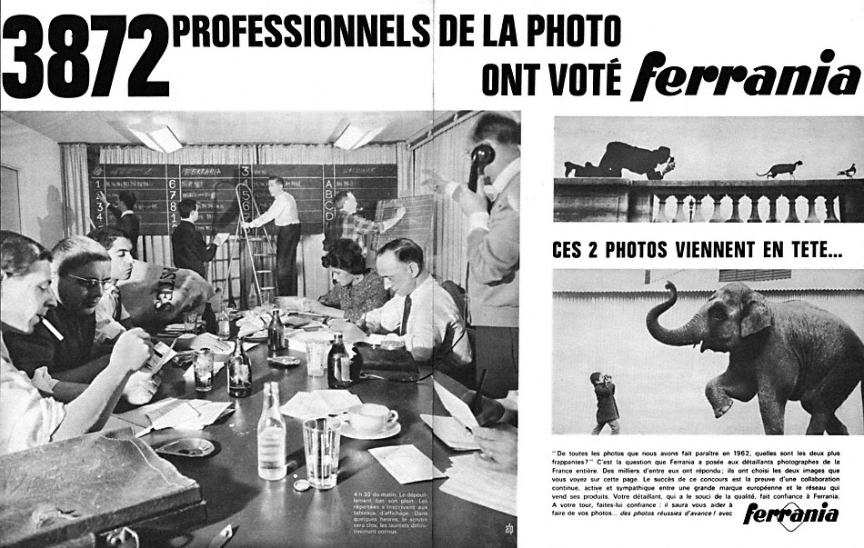 Advert Ferrania 1963
