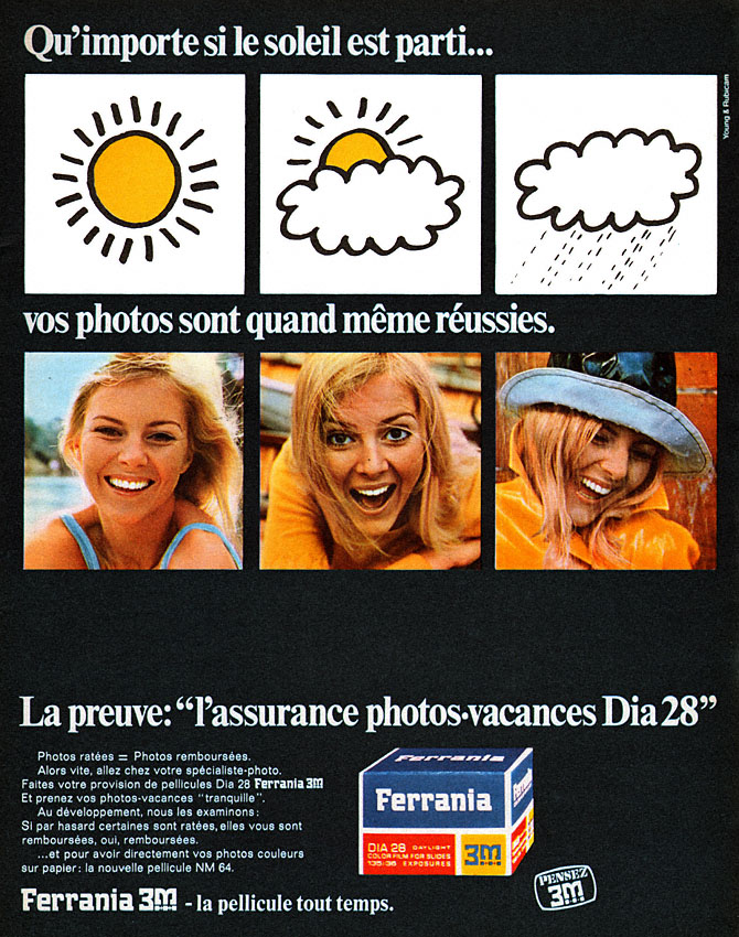 Advert Ferrania 1967