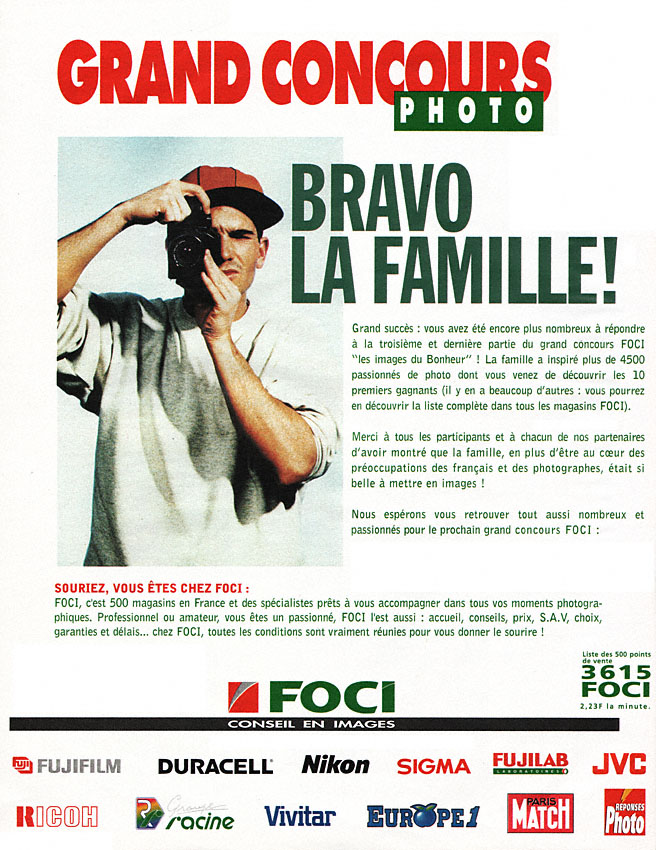 Advert Foci 1996