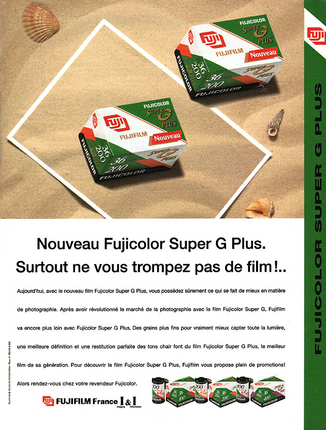 Advert Fuji 1995