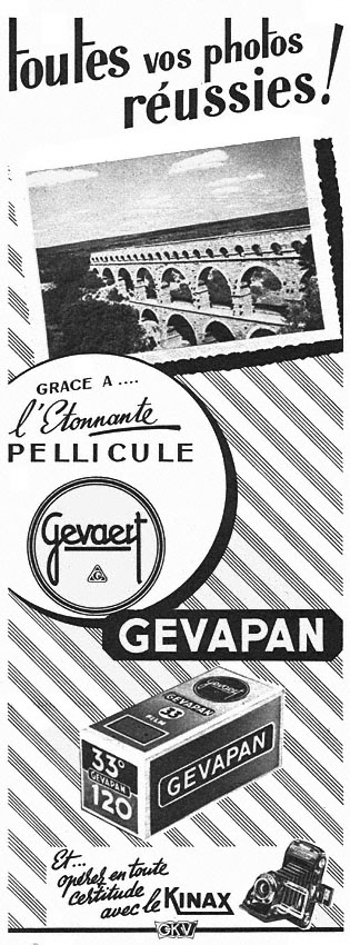 Advert Gevaert 1951