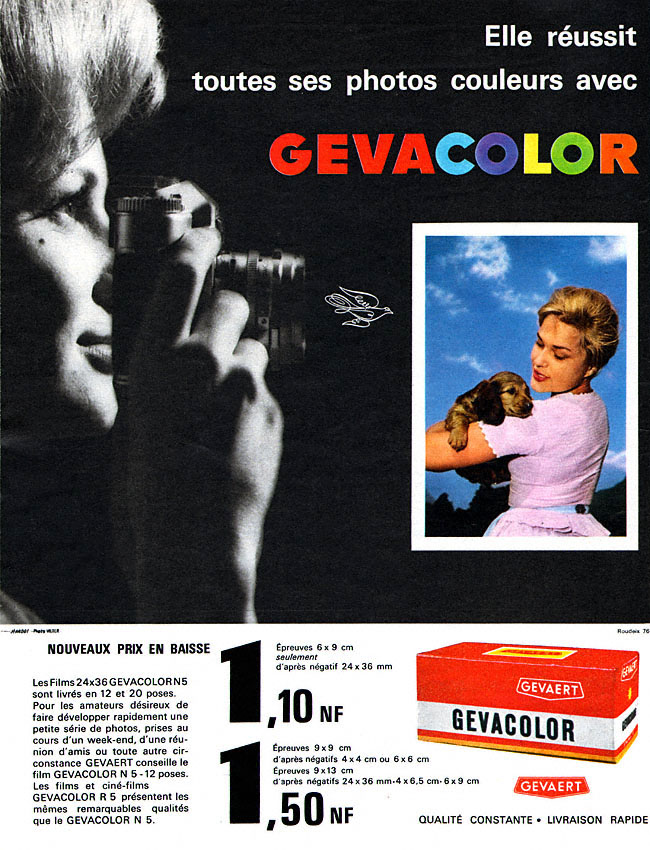 Advert Gevaert 1962