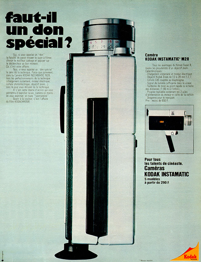 Advert Kodak 1970