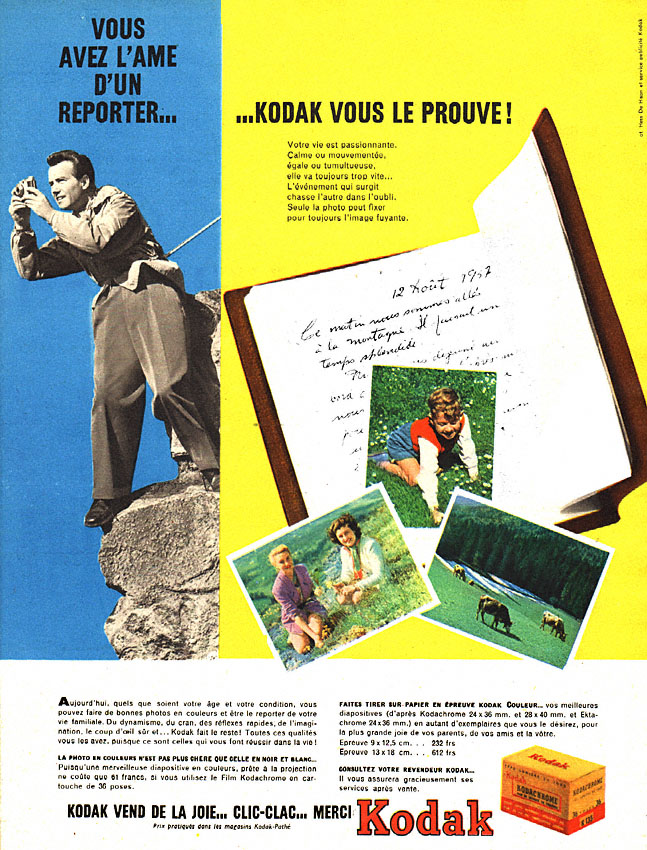 Advert Kodak 1957