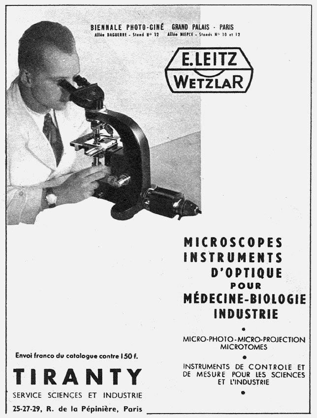 Advert Leitz 1954