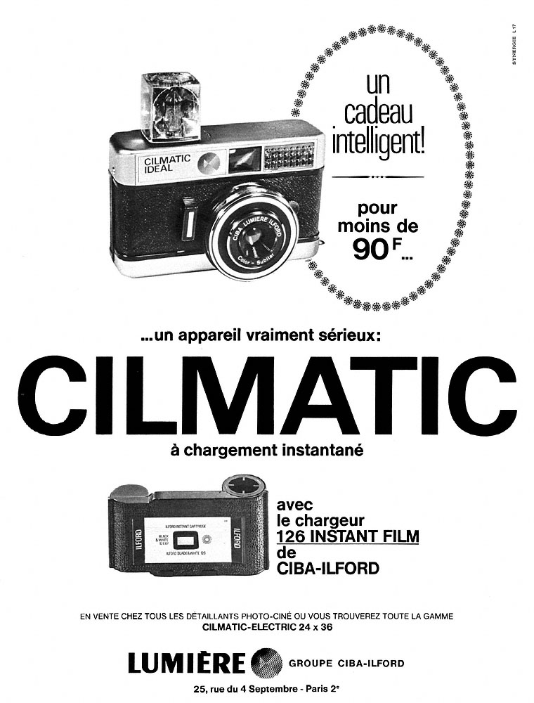 Advert Lumi�re 1968