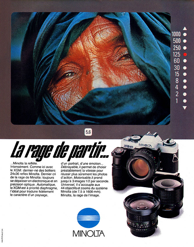 Advert Minolta 1981