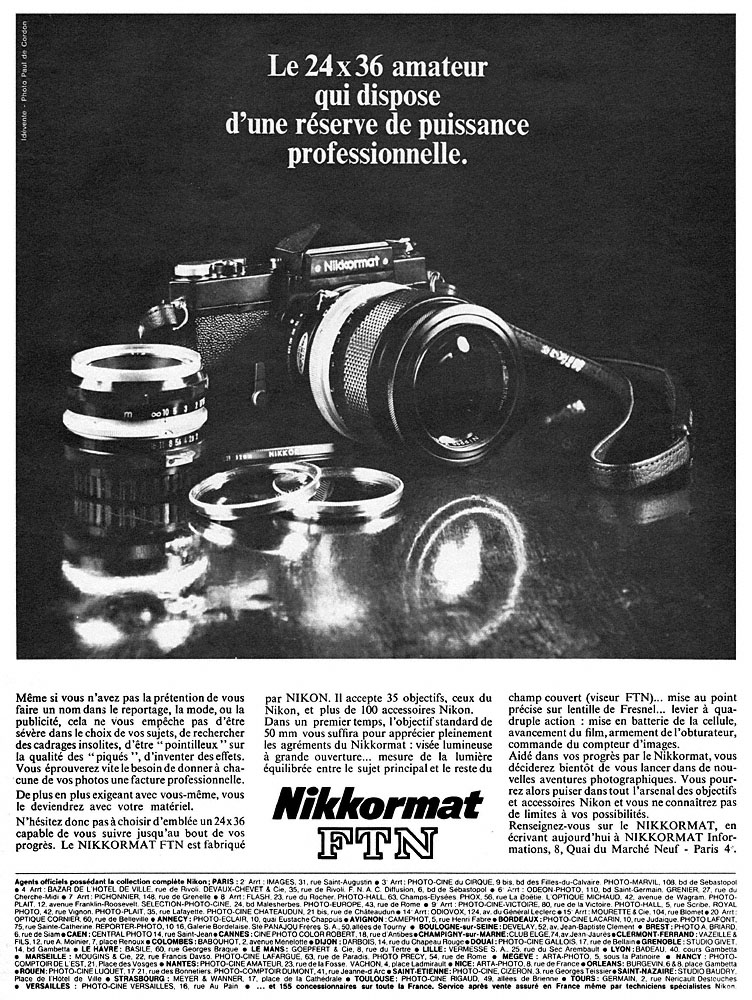 Advert Nikon 1969