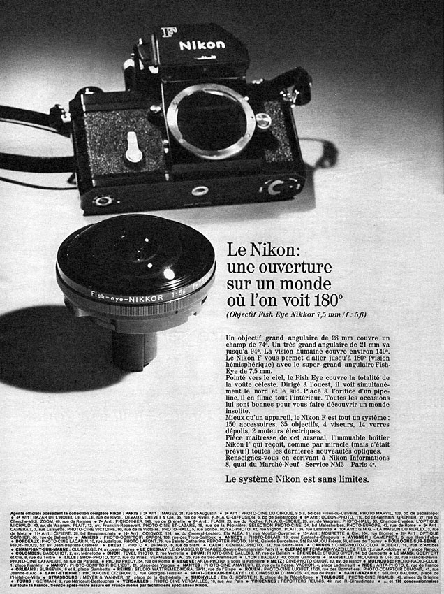 Advert Nikon 1970