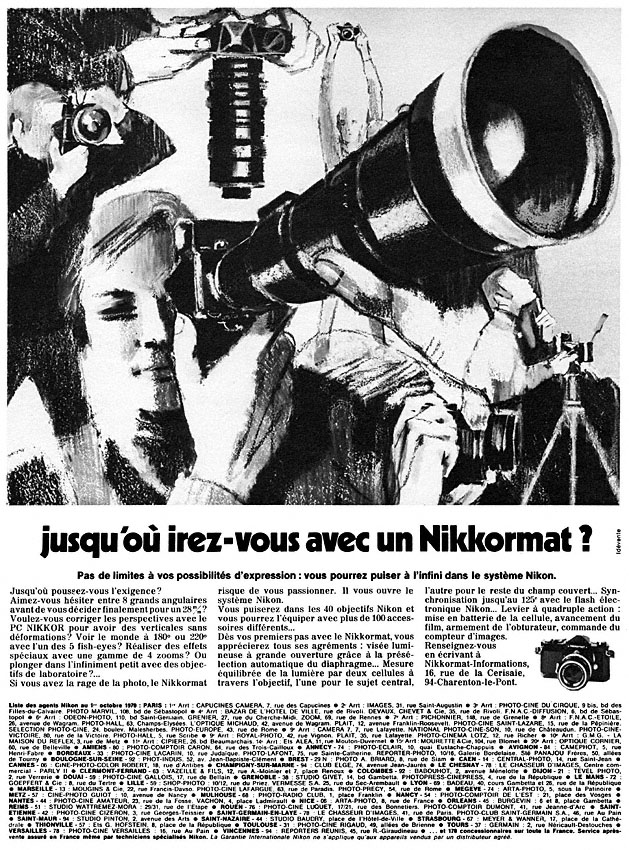 Advert Nikon 1971