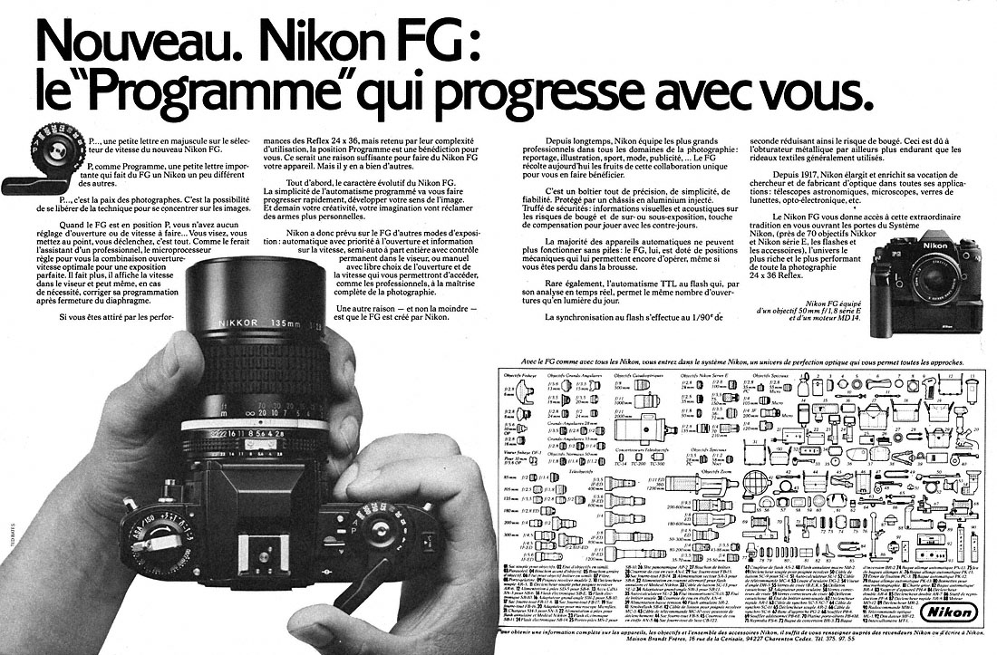 Advert Nikon 1982