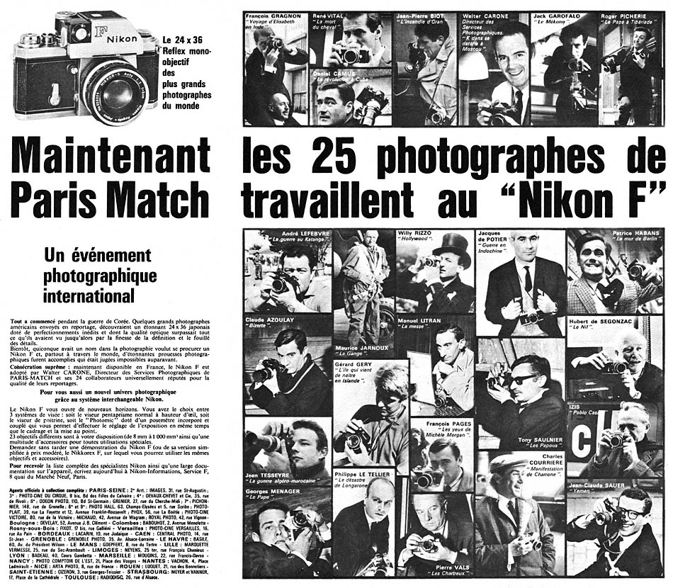 Advert Nikon 1964