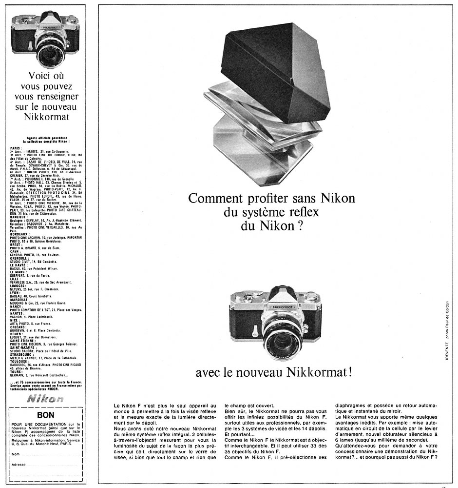 Advert Nikon 1966