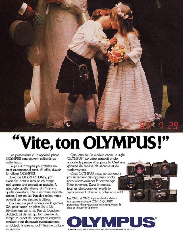 Advert Olympus 1982