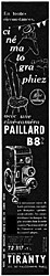 Advert Paillard 1956