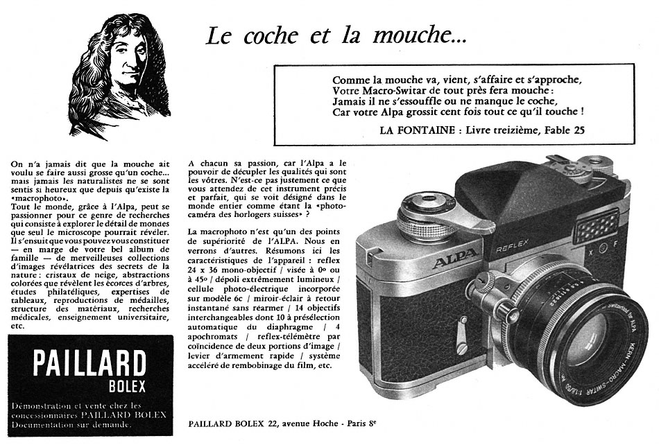 Advert Paillard 1962