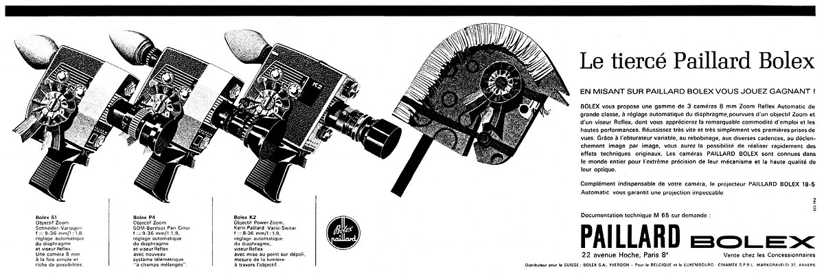 Advert Paillard 1965