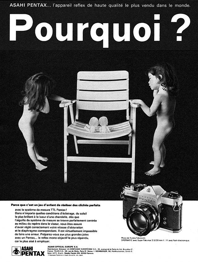 Advert Pentax 1971