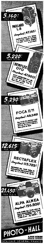 Advert Photo-Hall 1953