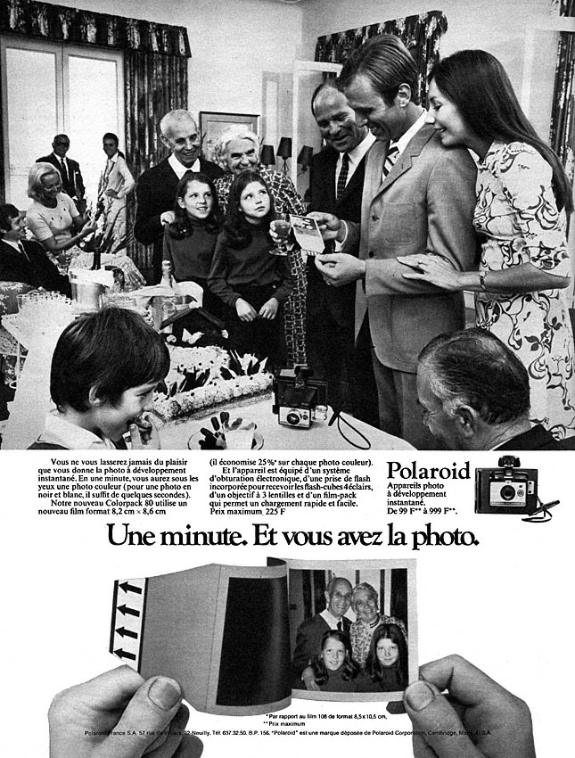 Advert Polaroid 1971