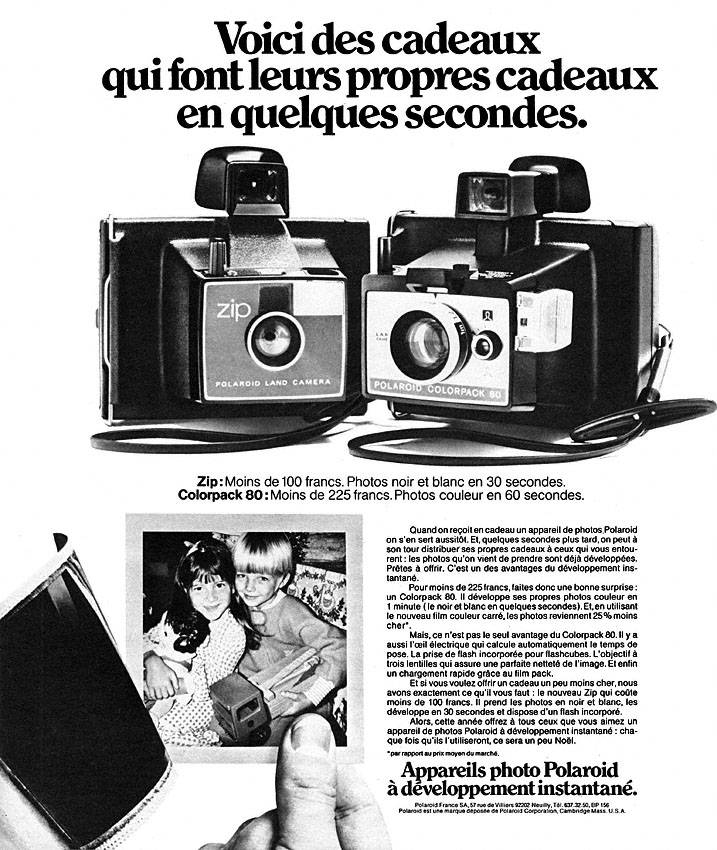 Advert Polaroid 1972