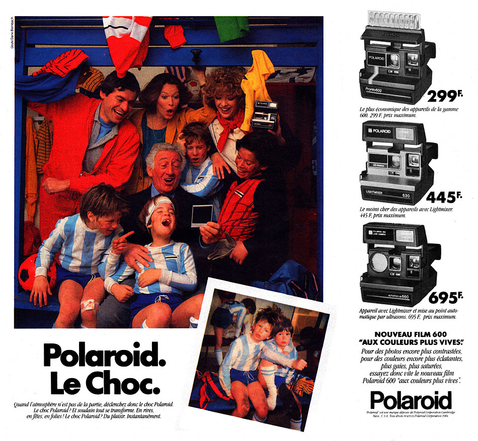 Advert Polaroid 1984