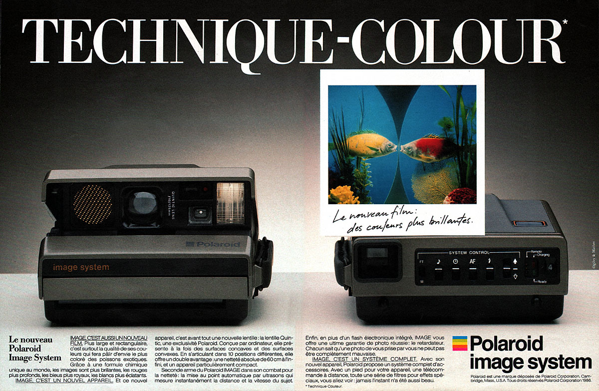 Advert Polaroid 1986