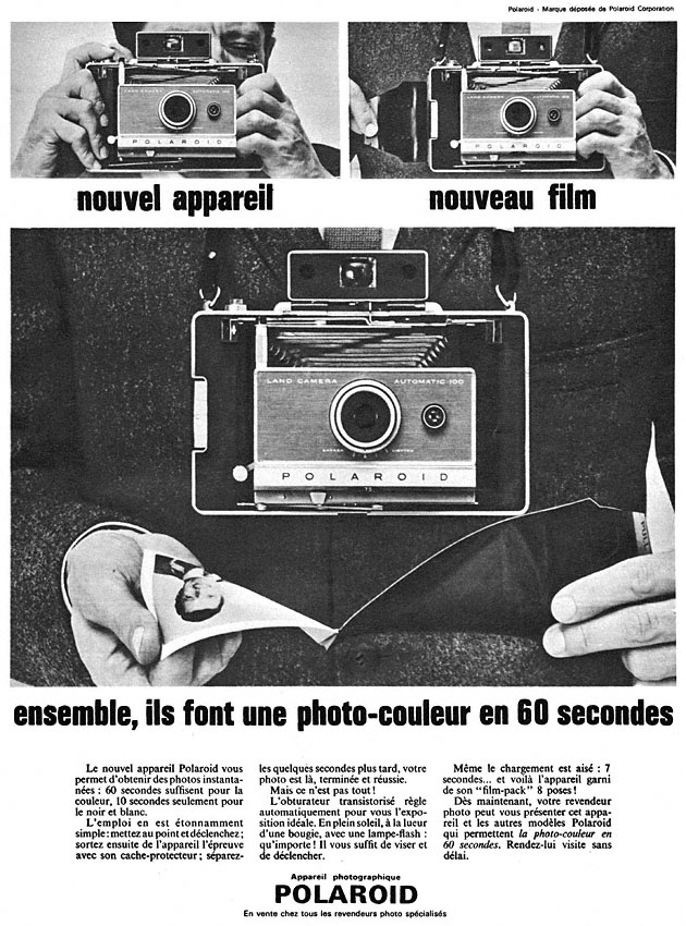 Advert Polaroid 1964