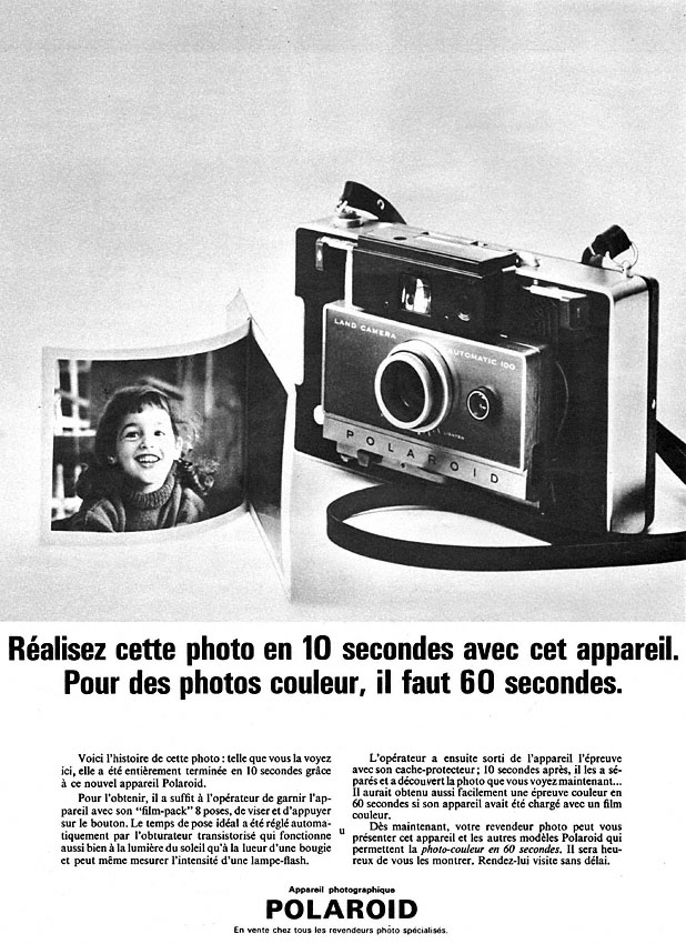 Advert Polaroid 1964