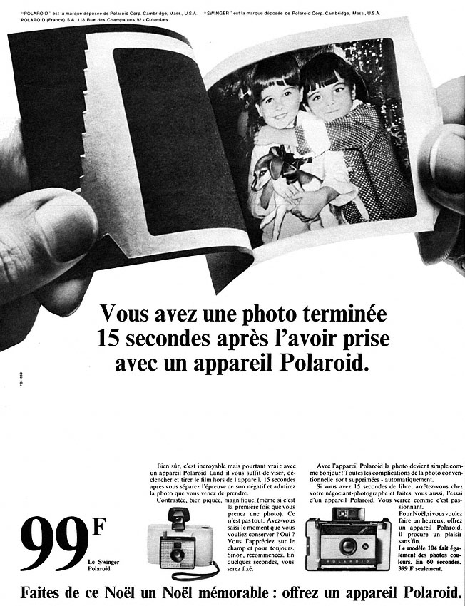 Advert Polaroid 1966