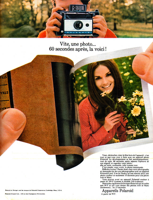 Advert Polaroid 1968