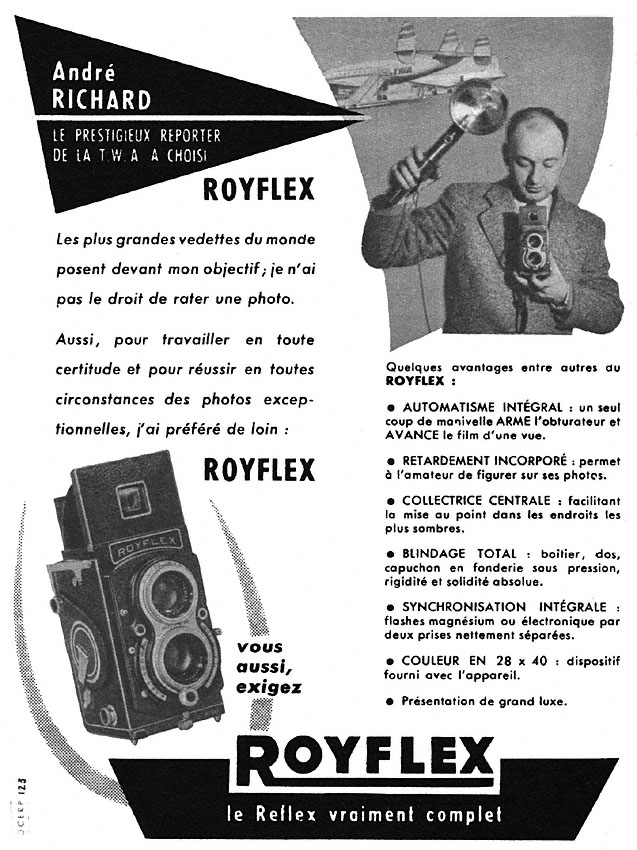 Advert Royer 1954