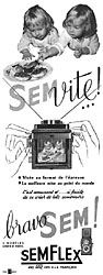 Advert Semflex 1954